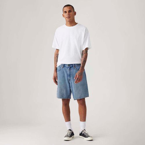 Bermuda Jeans Levi's® 468® Loose Lavagem Média
