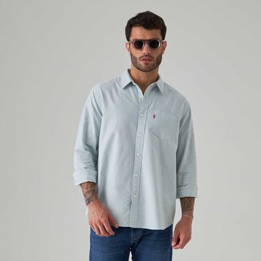 Camisa Levi's® Classic Verde Claro com Bolso
