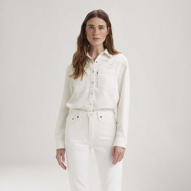 Camisa Jeans Levi's® Teodora Western Off White