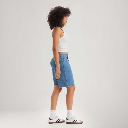 Bermuda Jort Jeans Levi's® Baggy Dad Lavagem Média