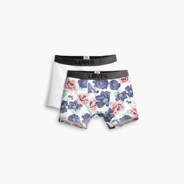 Cueca Levi’s 2 Pack Boxer Branca e Floral