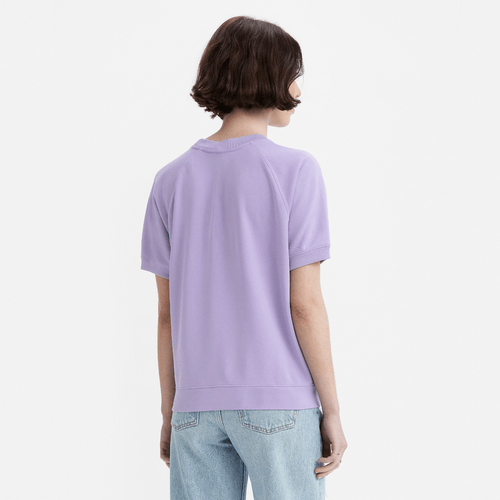 Blusa Moletom Levi's® Graphic Lilás Manga Curta