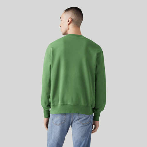Moletom Levi's® Authentic Crew Verde sem Capuz