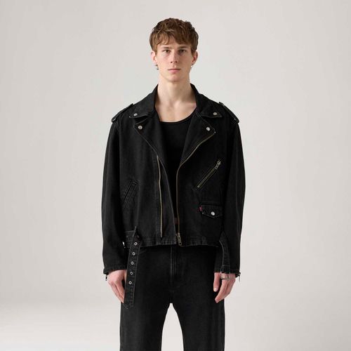Jaqueta Jeans Levi's® Pride Moto Jacket Preta