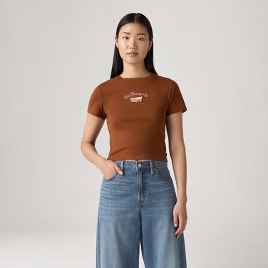 Camiseta Levi's® Essential Sporty Vermelha Manga Curta