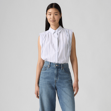 Blusa Levi's® Gracen Azul Sem Mangas