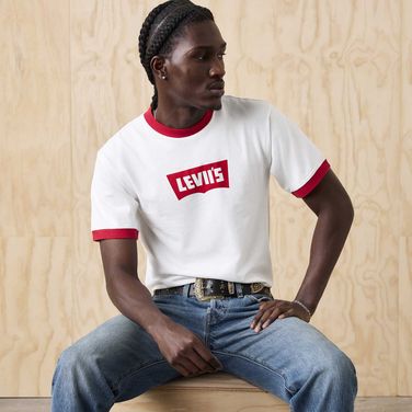 Camiseta Levi's® X Blu Tee Branca Manga Curta