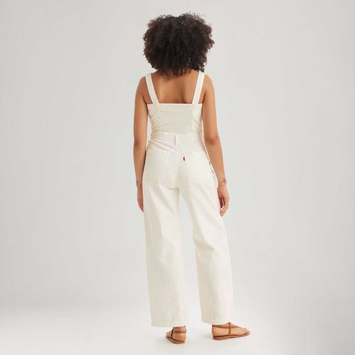 Macacão Jeans Levi's® Drea Branco