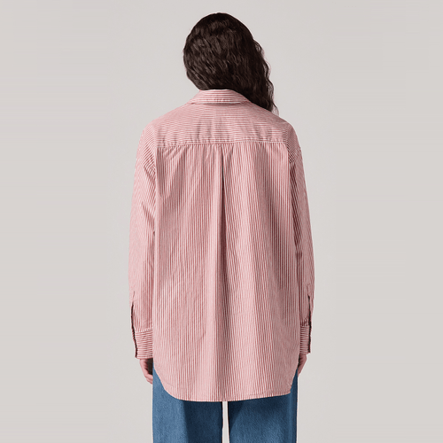 Camisa Levi's® Pieced Lola Vermelha Manga Longa