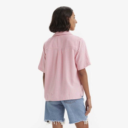Camisa Levi's® Joyce Resort Rosa Manga Curta