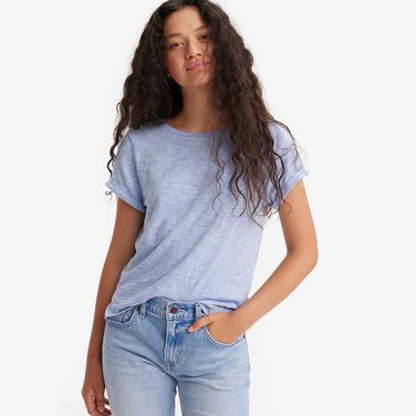 Camiseta Levi's® Margot Azul Manga Curta