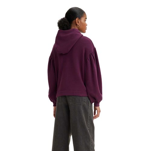 Moletom Levi's® Akane Rusched Hoodie Com Capuz Roxo