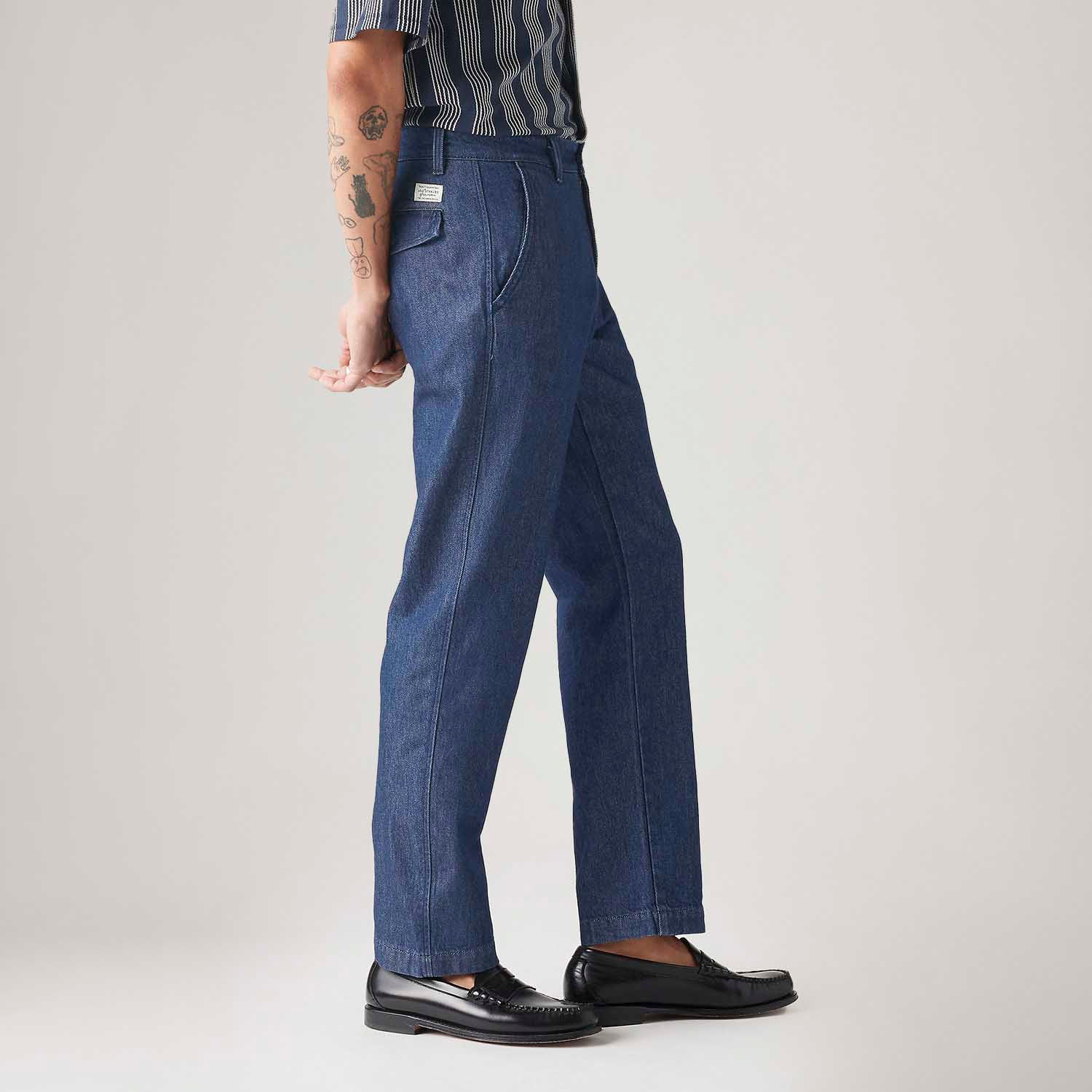 【新品】Levi's vintage clothing 20's chino Calça Jeans Levi's® XX Chino Authentic Straight Lavagem Escura