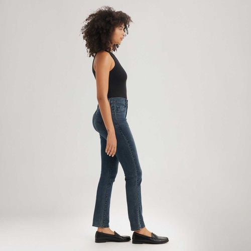 Calça Jeans Levi's® 724 High Rise Straight Lavagem Escura