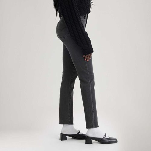 Calça Jeans Levi's® 724 High Rise Straight Preta