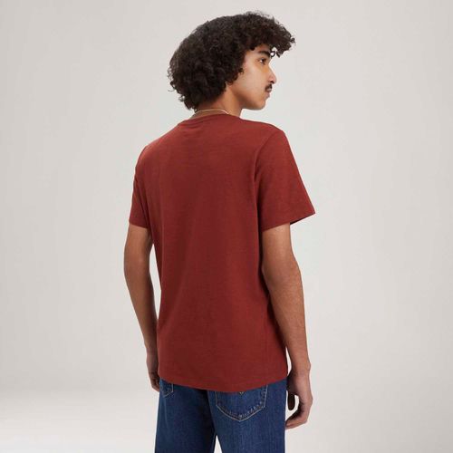 Camiseta Levi's® Classic Pocket Vermelha Manga Curta