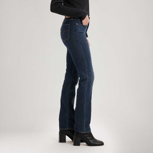 Calça Jeans Levi's® 314 Shaping Straight Lavagem Escura