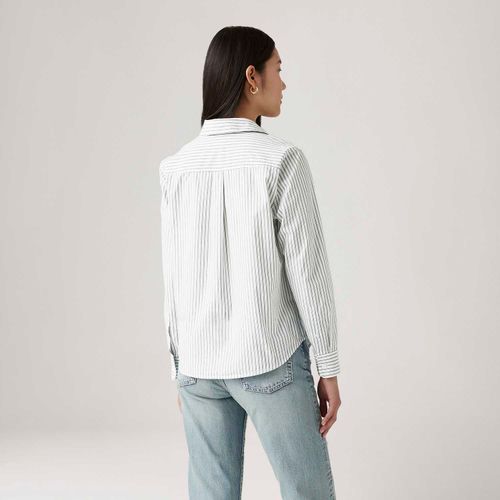 Camisa Levi's® The Classic Bw Shirt Verde Manga Longa