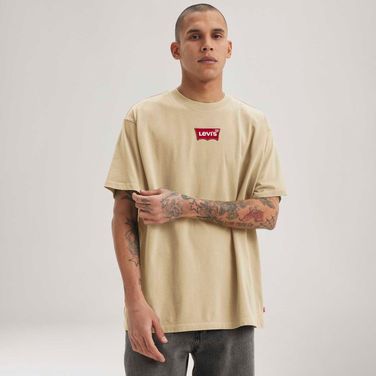 Camiseta Levi's® Vintage Fit Graphic Caqui Manga Curta