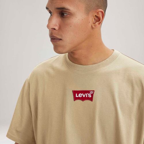 Camiseta Levi's® Vintage Fit Graphic Caqui Manga Curta