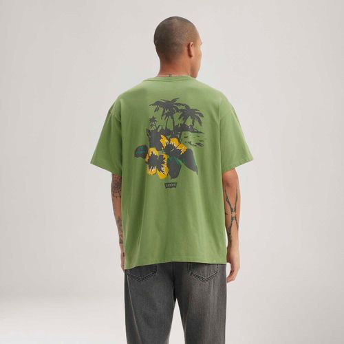 Camiseta Levi's® Vintage Fit Graphic Verde Manga Curta
