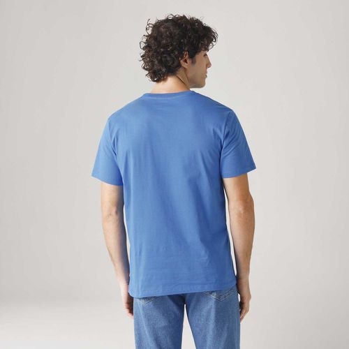 Camiseta Levi's® Graphic Set-in Neck Azul Manga Curta