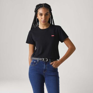Camiseta Levi's® The Perfect Preta Manga Curta