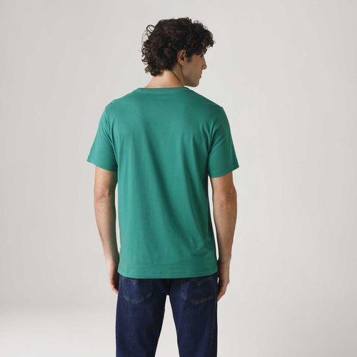 Camiseta Levi's® Graphic Set-in Neck Azul Manga Curta