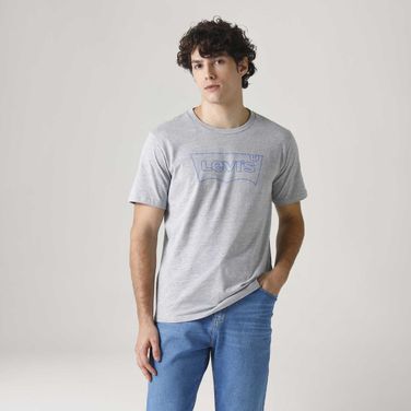 Camiseta Levi's® Graphic Set-in Neck Cinza Manga Curta