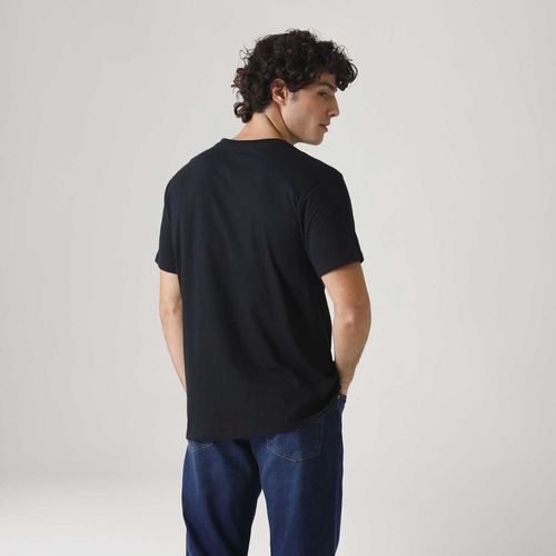 Camiseta Levi's® Graphic Set-in Neck Preta Manga Curta