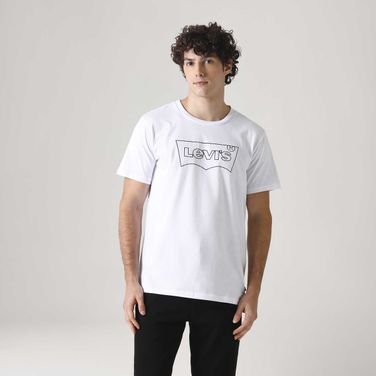 Camiseta Levi's® Graphic Set-in Neck Branca Manga Curta