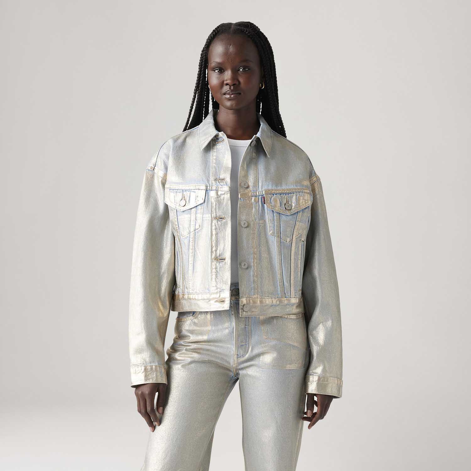 Jaqueta Levi's® Shrunken 90'S Metalizada - Levi's® Brasil