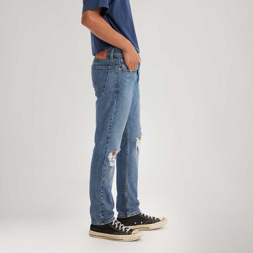Calça Jeans Levi's® 510 Skinny com Rasgo Lavagem Média