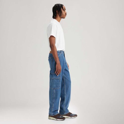 Calça Jeans Levi's® 568® Stay Loose Cargo Lavagem Média