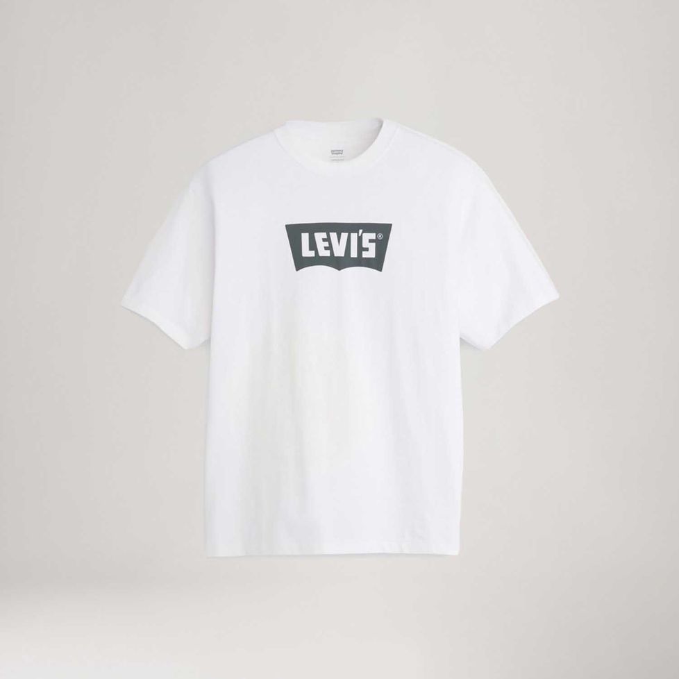 Camiseta Levi's® Vintage Batwing Graphic Branca Manga Curta