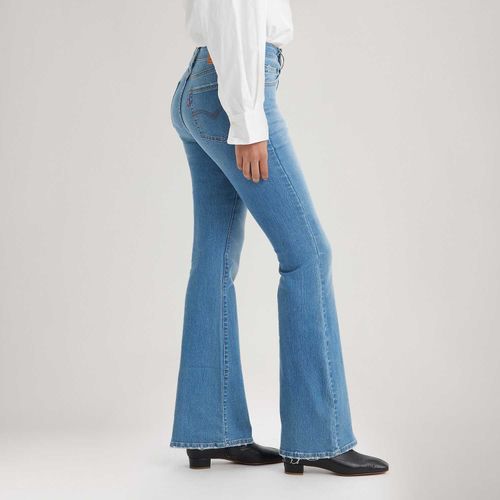 Calça Jeans Levi's® 726 High Rise Flare Lavagem Média