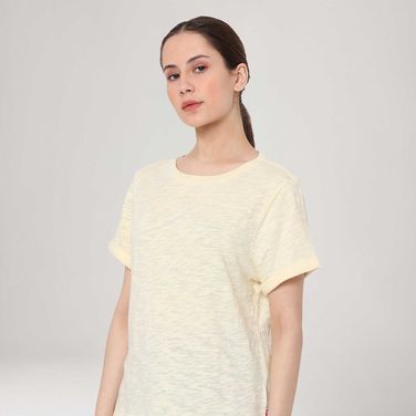 Camiseta Levi's® Margot Amarela Manga Curta