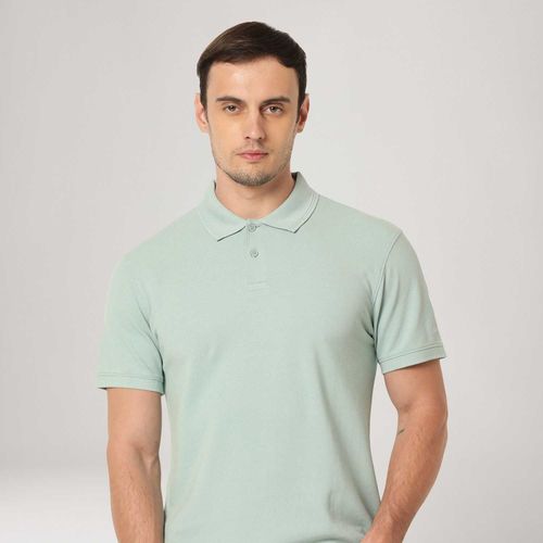 Camisa Polo Levi's® Authentic Verde Água Manga Curta
