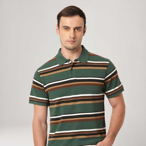 Camisa Polo Levi's® Authentic Listrada Manga Curta