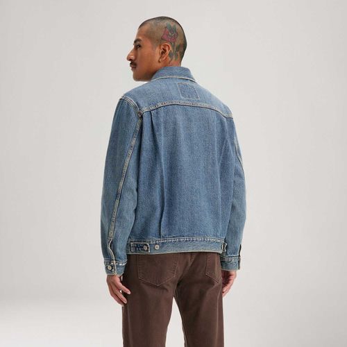 Jaqueta Jeans Levi's® Type 2 Trucker Lavagem Média