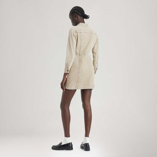 Vestido Jeans Levi's® Flynn Western Core Bege