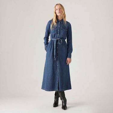 Vestido Levi's® Quinney Lavagem Escura