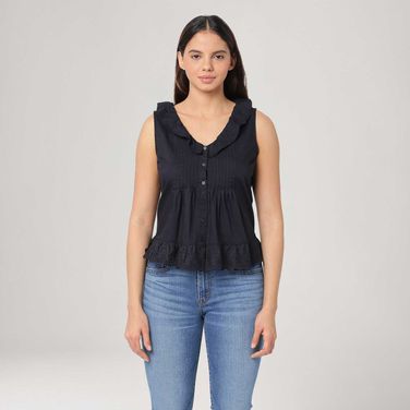 Blusa Levi's® Fauna Preta Manga Curta