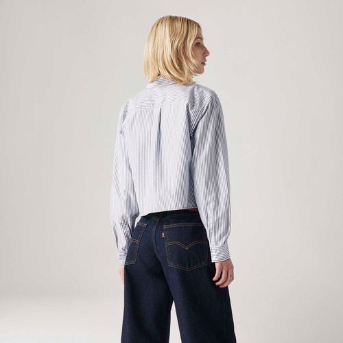 Camisa Levi's® Jody Azul Manga Longa