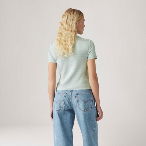 Blusa Levi's® Effortless Azul Manga Curta