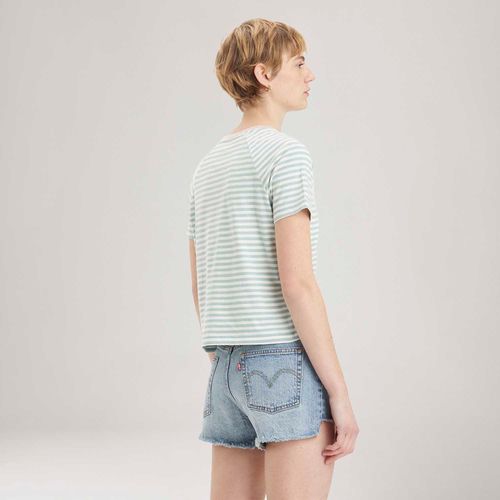 Camiseta Levi's® Game Day Verde Manga Curta