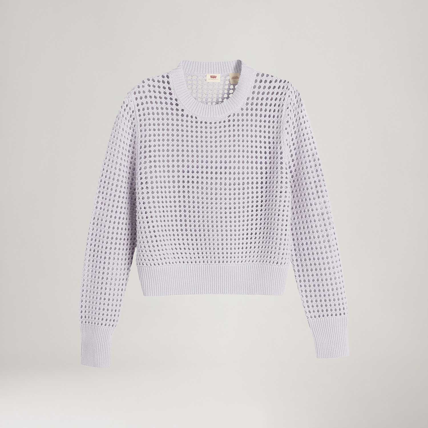 シロ Blusa Levi's® Superbloom Crochet Branca Manga Longa - Levi's® Brasil