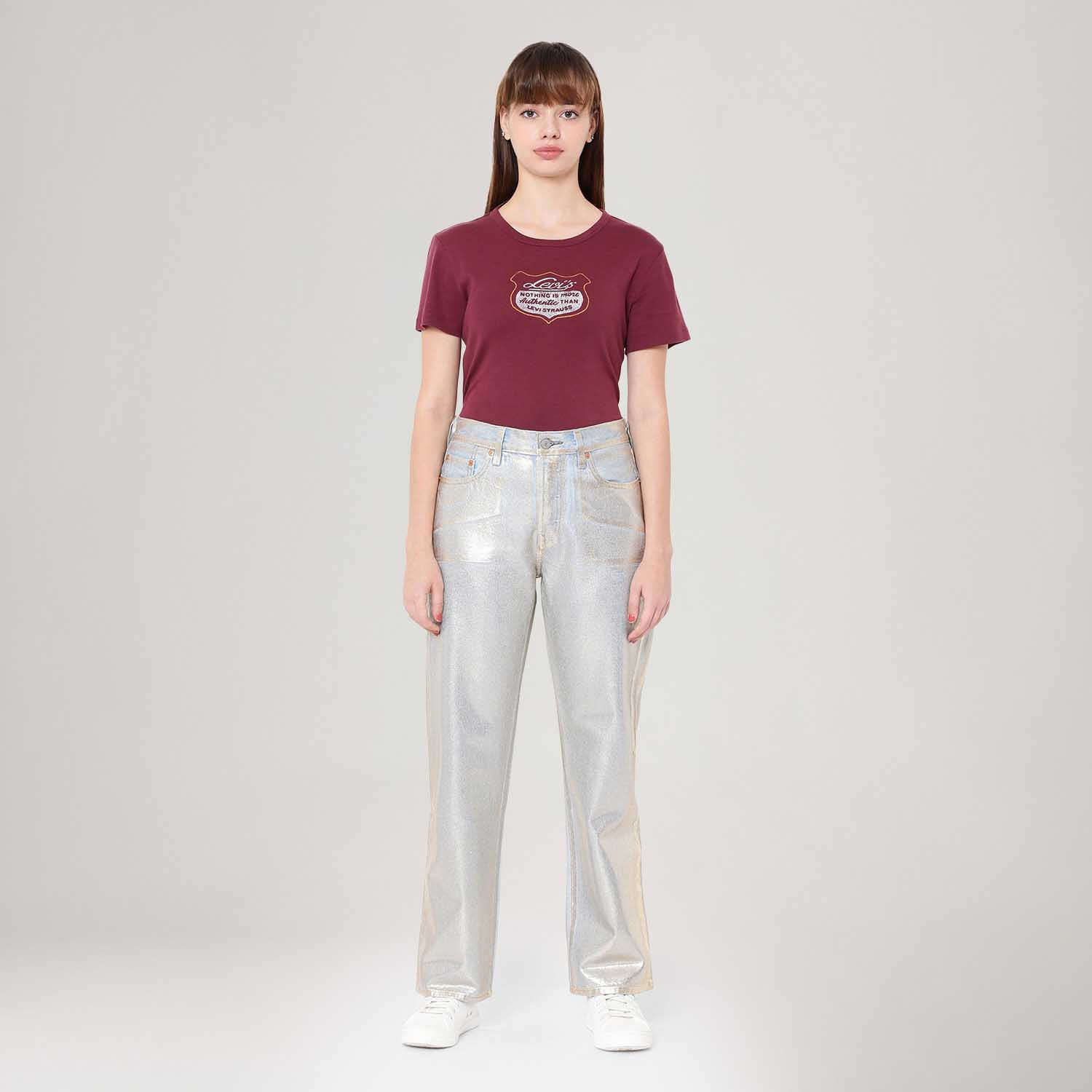 Calça Jeans Levi's® 501® '90s Ankle Metalizada - Levi's® Brasil