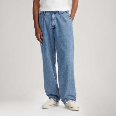 Calça Jeans Levi's® XX Chino Loose Straight Pleated Lavagem Média