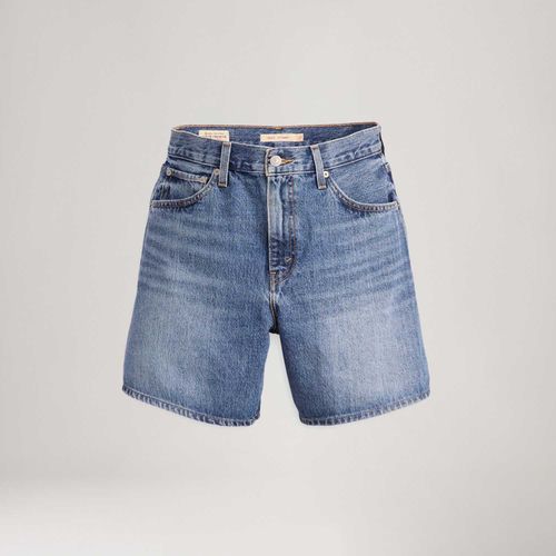 Short Jeans Levi's® High Baggy Lavagem Média